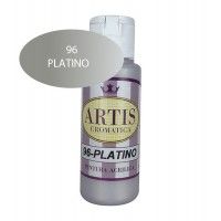 ARTIS-96 PLATINO (60ML) PINTURA ACRILICA METALIZADA - Dayka Trade