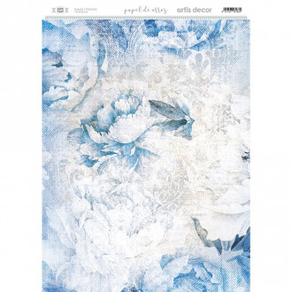 Papel de Arroz Manualidades Blanco Natural 54x33cm PFY - Badabadoc Art