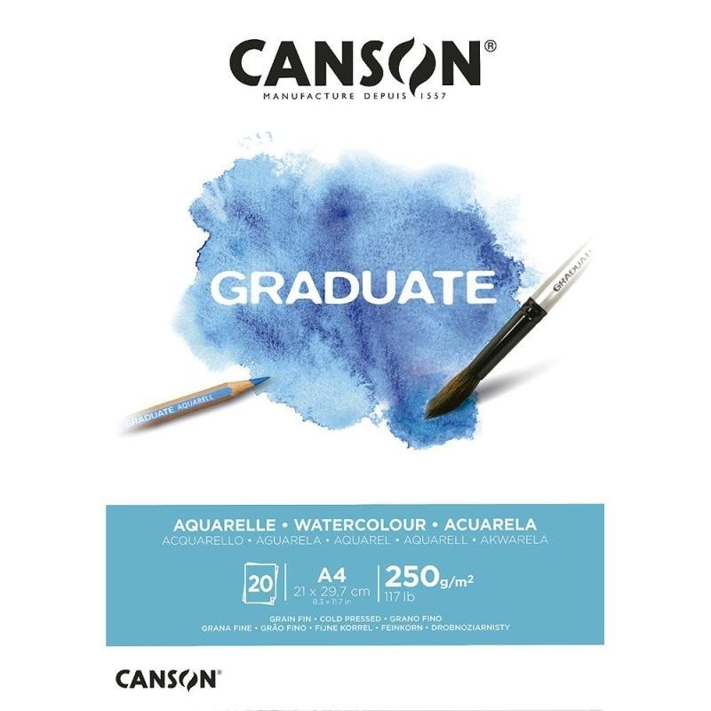 bloc-canson-graduate-acuarela-a4-250g