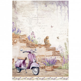 papel-de-arroz-lavender-stamperia-vespa-a4