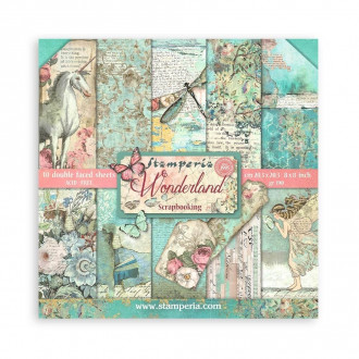 set-papeles-scrapbooking-wonderland-8x8-stamperia