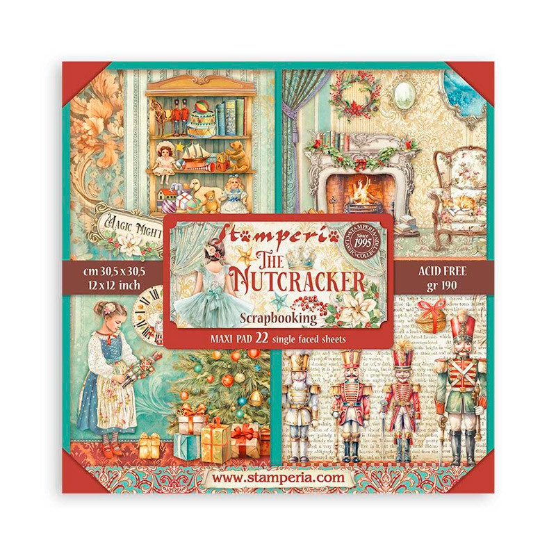 the-nutcracker-una-cara-stamperia-cascanueces-12x12