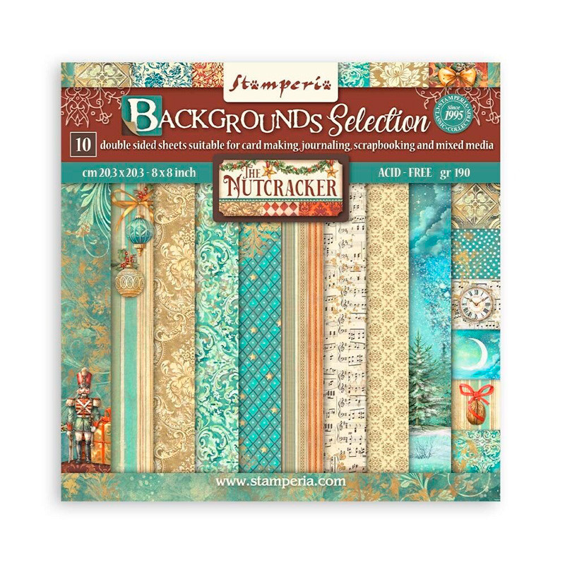 backgrounds-the-nutcracker-8x8-stamperia