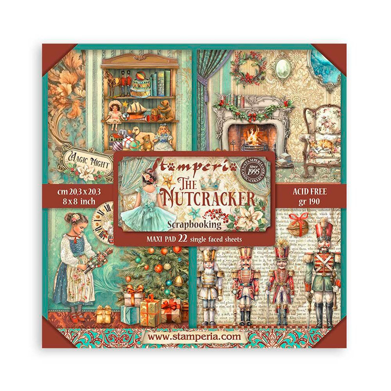 stamperia-the-nutcracker-8x8-una-cara