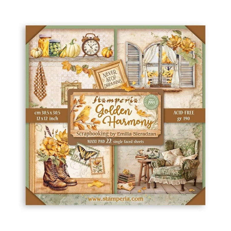 set-scrapbooking-golden-harmony-una-cara-stamperia-12x12