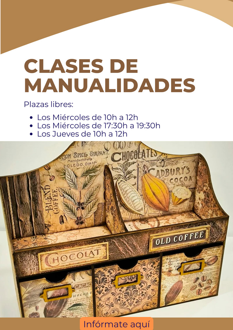 Clases mensuales de manualidades en Sabadell (Barcelona)